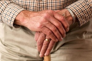 Picture Of Elderly Mans Hands